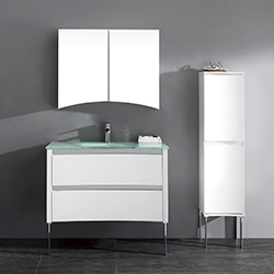 034-1000 Cabinet & Vanity Set