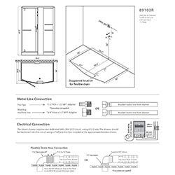 89102 Contemporary Series Steam Shower