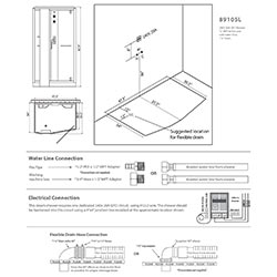 89105 Contemporary Series Steam Shower