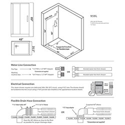 959 Rain Series Steam Shower