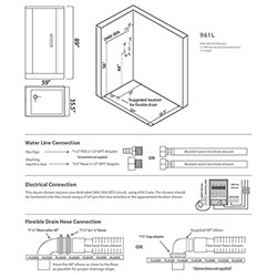 961 Rain Series Steam Shower