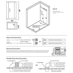 961 Rain Series Steam Shower