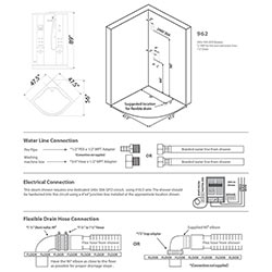 962 Rain Series Steam Shower