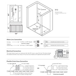 972 Rain Series Steam Shower
