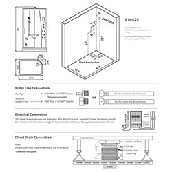 B1602 Legend Series Steam Shower