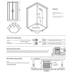 BU601 Legend Series Steam Shower