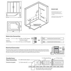BU616 Legend Series Steam Shower