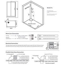 BU621 Legend Series Steam Shower