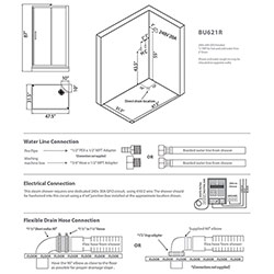 BU621 Legend Series Steam Shower